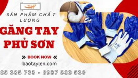 Găng tay phủ sơn giá xưởng sỉ rẻ TPHCM