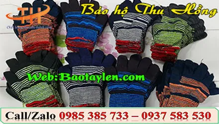 Chợ sỉ bao tay len thời trang lao động cotton giá rẻ