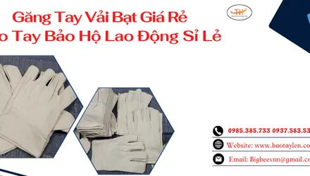 Bao tay vải bạt lao động giá sỉ rẻ tại TPHCM