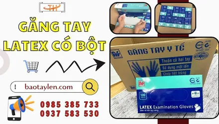 Găng tay latex có bột có gây dị ứng không?