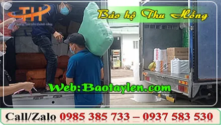 Thu Hồng giao 4000 đôi bao tay len poly lao động giá rẻ cho khách