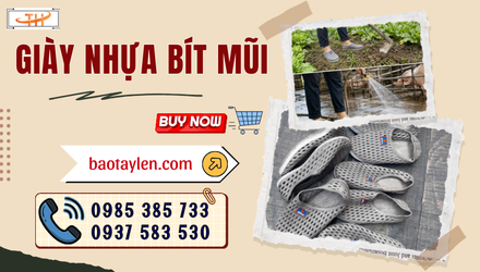 Bảng giá sỉ giày nhựa bít mũi mới nhất 2026 – Chiết khấu hấp dẫn