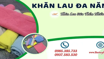 Bán khăn lau thấm hút nhanh giá rẻ nhiều màu