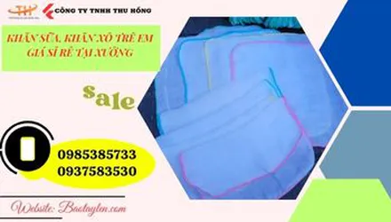 Nơi bán khăn sữa, khăn xô giá rẻ tại TPHCM