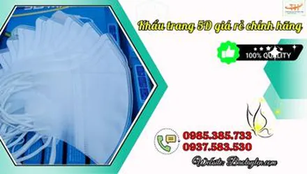 Nhà cung cấp khẩu trang 5d sỉ giá tốt uy tín