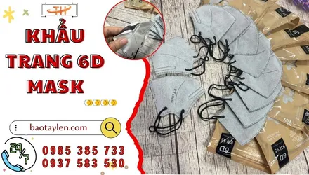 Khẩu trang 6D Mask có tốt không?