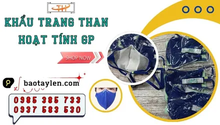 Mua sỉ rẻ khẩu trang than hoạt tính GP tại TP.HCM
