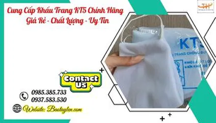 Khẩu trang kt5 giá rẻ tại địa chỉ bán sỉ uy tín