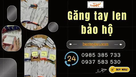 Kho sỉ găng tay len bảo hộ giao nhanh giá sỉ