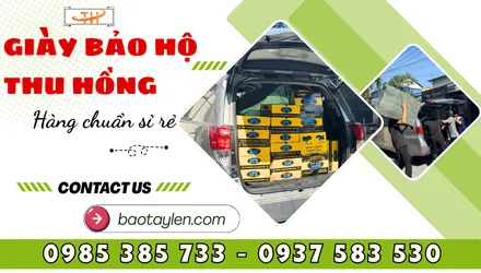 Giày bảo hộ DPH được khách lấy sỉ trực tiếp tại kho Thu Hồng