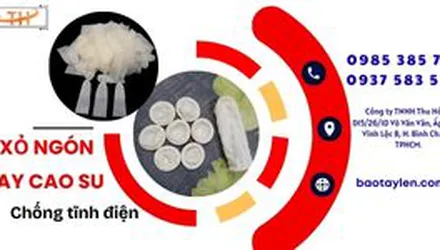 Xỏ ngón tay cao su chống tĩnh điện giá sỉ tốt