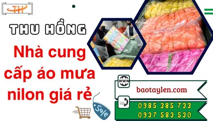 Thu Hồng - Nhà cung cấp áo mưa dùng một lần sẵn sỉ rẻ