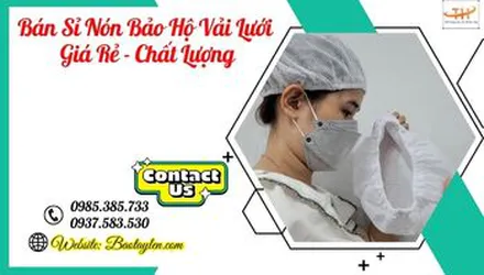 Chuyên mũ lưới trùm tóc, mũ vải giá rẻ