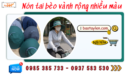 Bán sỉ nón tai bèo vành rộng nhiều màu sẵn kho