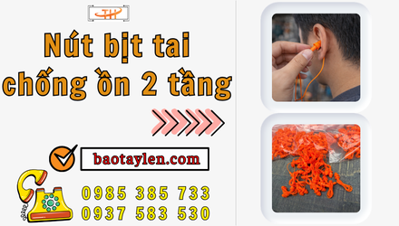 Nút bịt tai chống ồn 2 tầng mềm êm giá xưởng