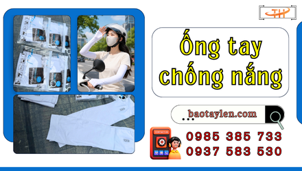 Ống tay chống nắng trắng trơn đơn giản dễ bán giá tốt