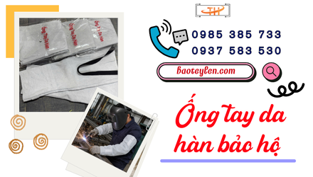 Bán sỉ ống tay da hàn bảo hộ cho xưởng cơ khí