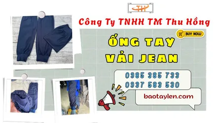 Ống tay vải jean giá rẻ siêu dày dặn