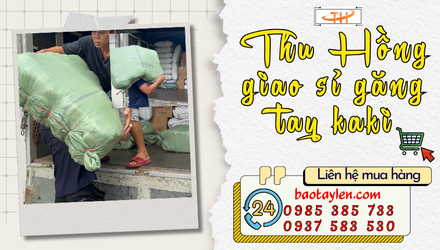 Thu Hồng giao sỉ găng tay kaki số lượng lớn giá tốt