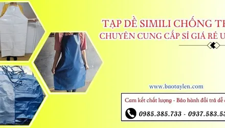 Nơi bán tạp dề simili chống thấm giá rẻ ở TPHCM