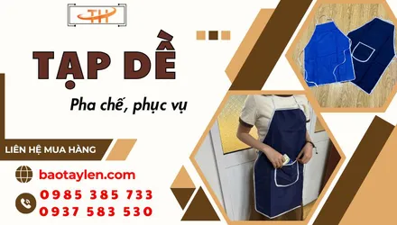 Vai trò của tạp dề trong nghệ thuật pha chế