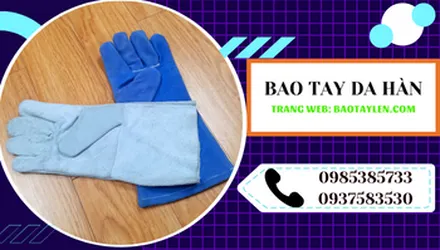 Găng tay da bò, bao tay chống cháy giá rẻ