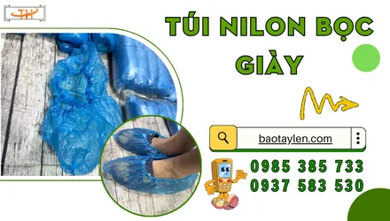 Túi nilon bọc giày dùng 1 lần giá tốt