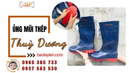 Ủng Thùy Dương mũi thép sẵn kho hàng chuẩn rẻ