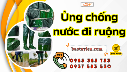 Ủng chống nước đi ruộng hàng chuẩn rẻ