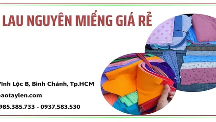 Vải lau thấm hút tốt nguyên mảnh giá rẻ