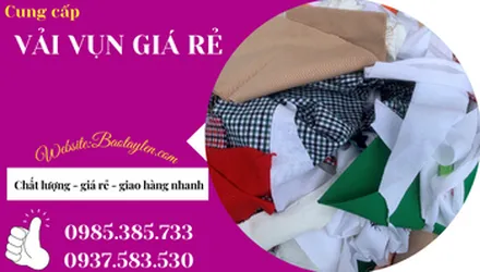 Nơi bán vải vụn giá rẻ cân ký