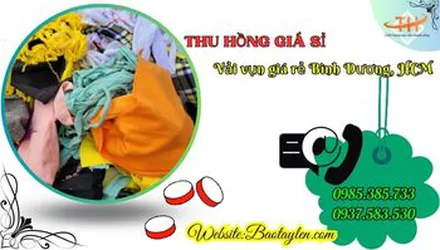 Kho vải vụn giá rẻ số lượng sẵn tại Bình Dương HCM