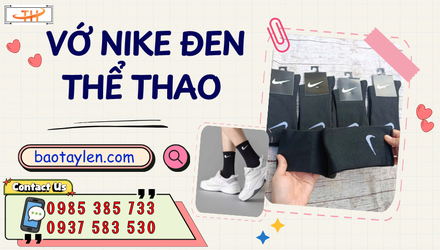 Vớ Nike đen thể thao giá sỉ
