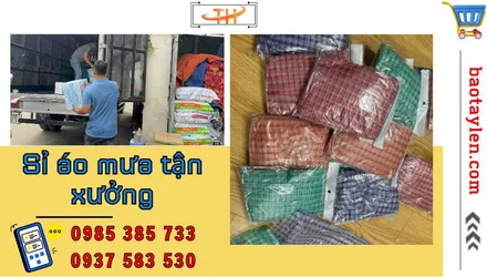 Cận cảnh giao hàng sỉ áo mưa tận xưởng – Đủ mẫu mã, đủ size!