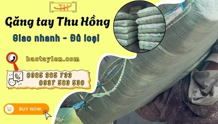 Đơn hàng găng tay được xử lý và giao nhanh tại Thu Hồng