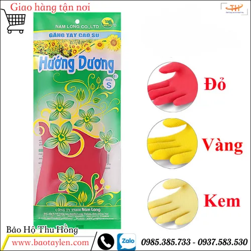 Găng tay cao su Hướng Dương