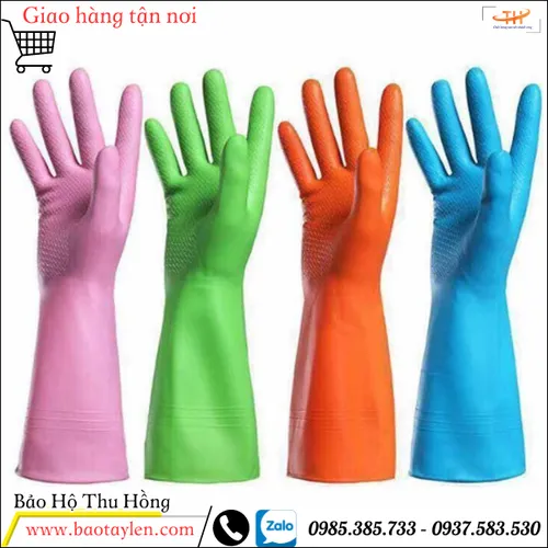 Găng tay cao su gia dụng