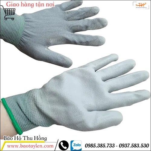 Bao tay xám phủ PU bàn