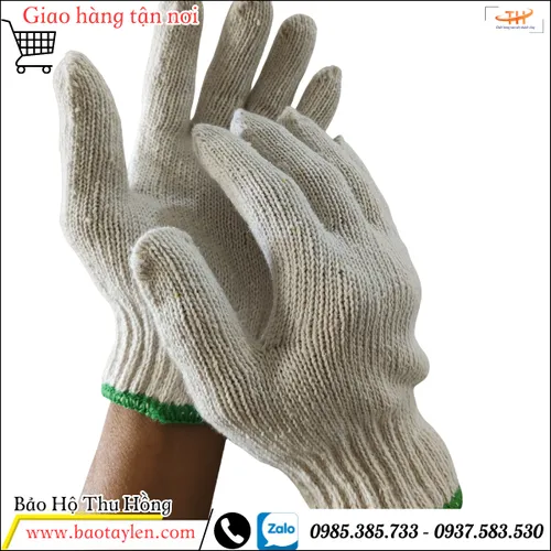 Găng tay len kem trắng 80gr