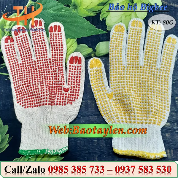 Bao tay len hạt nhựa 70gr