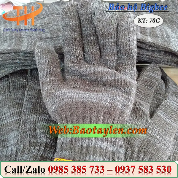 Bao tay len xám đen 50gr