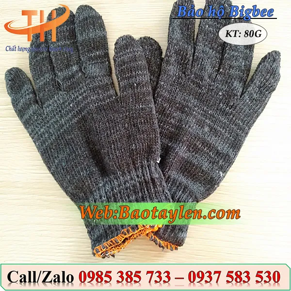 Bao tay len xám đen 50gr