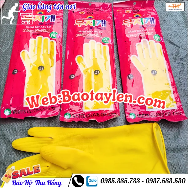 Găng tay cao su gia dụng