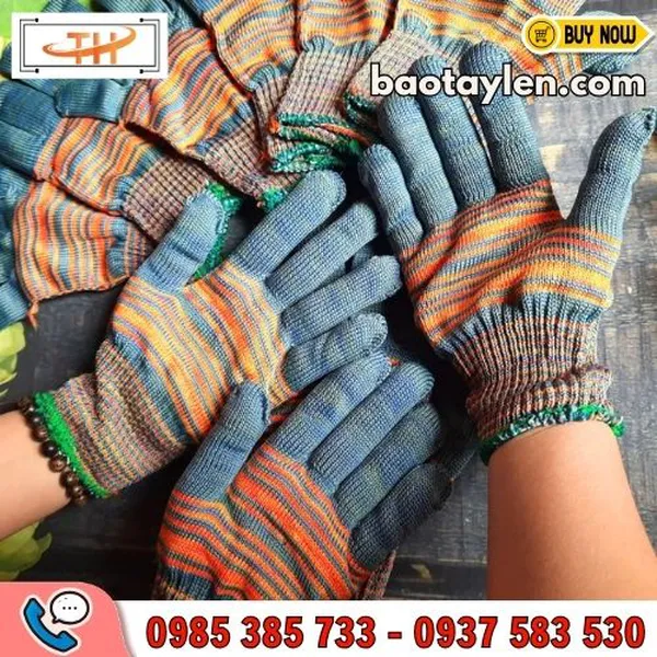 Bao tay len lao động thời trang sợi cotton