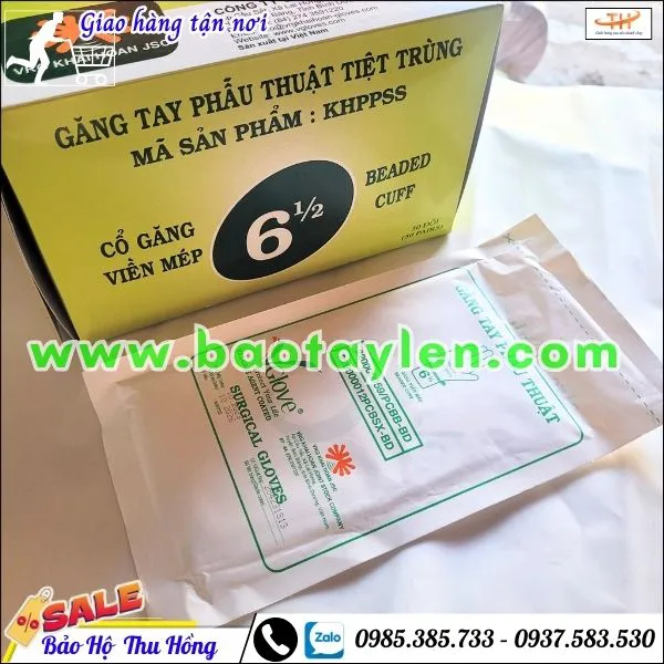 Găng tay y tế tiệt trùng