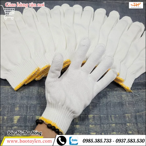 Bao tay len poly trắng 40gr