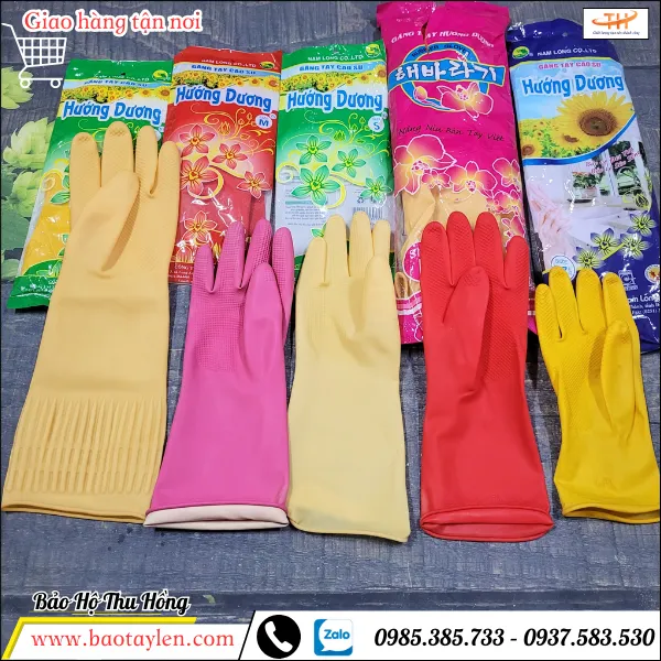 Găng tay cao su Hướng Dương