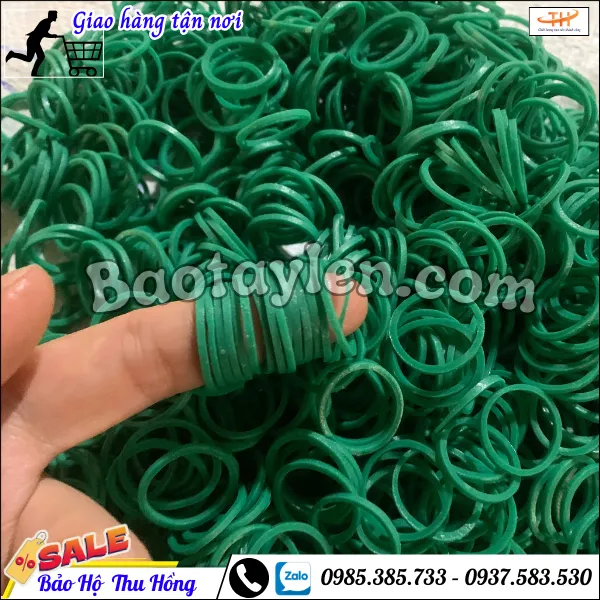 Dây thun cao su xanh