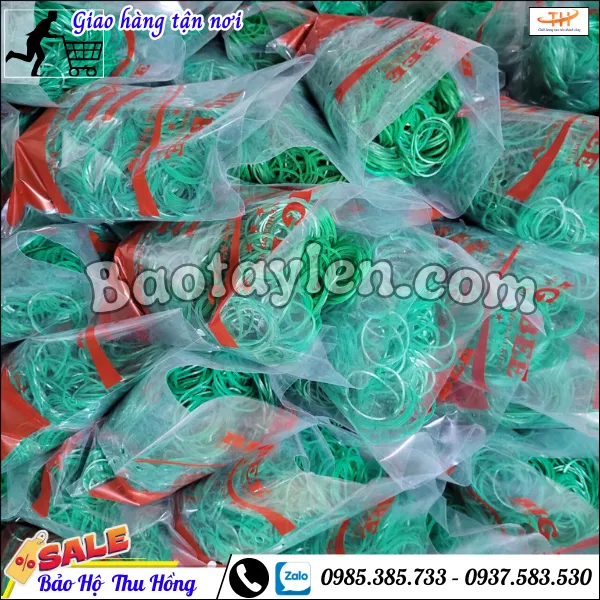 Dây thun cao su xanh