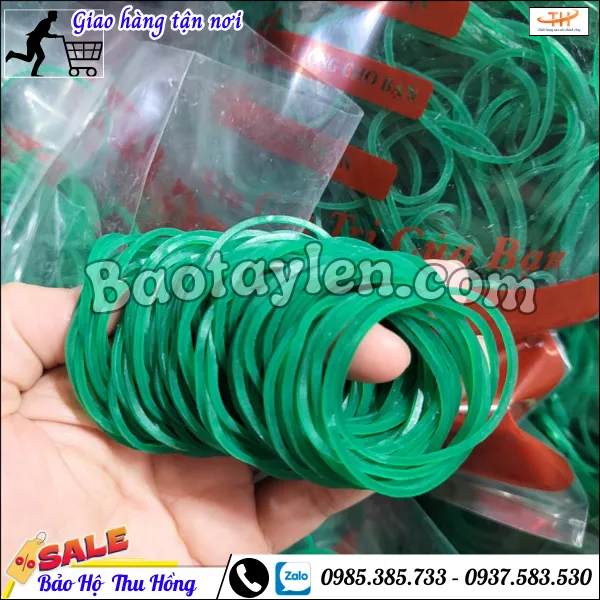Dây thun cao su xanh